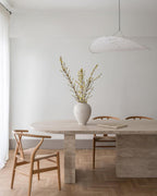 Tense Tyvek Disc Ceiling Light