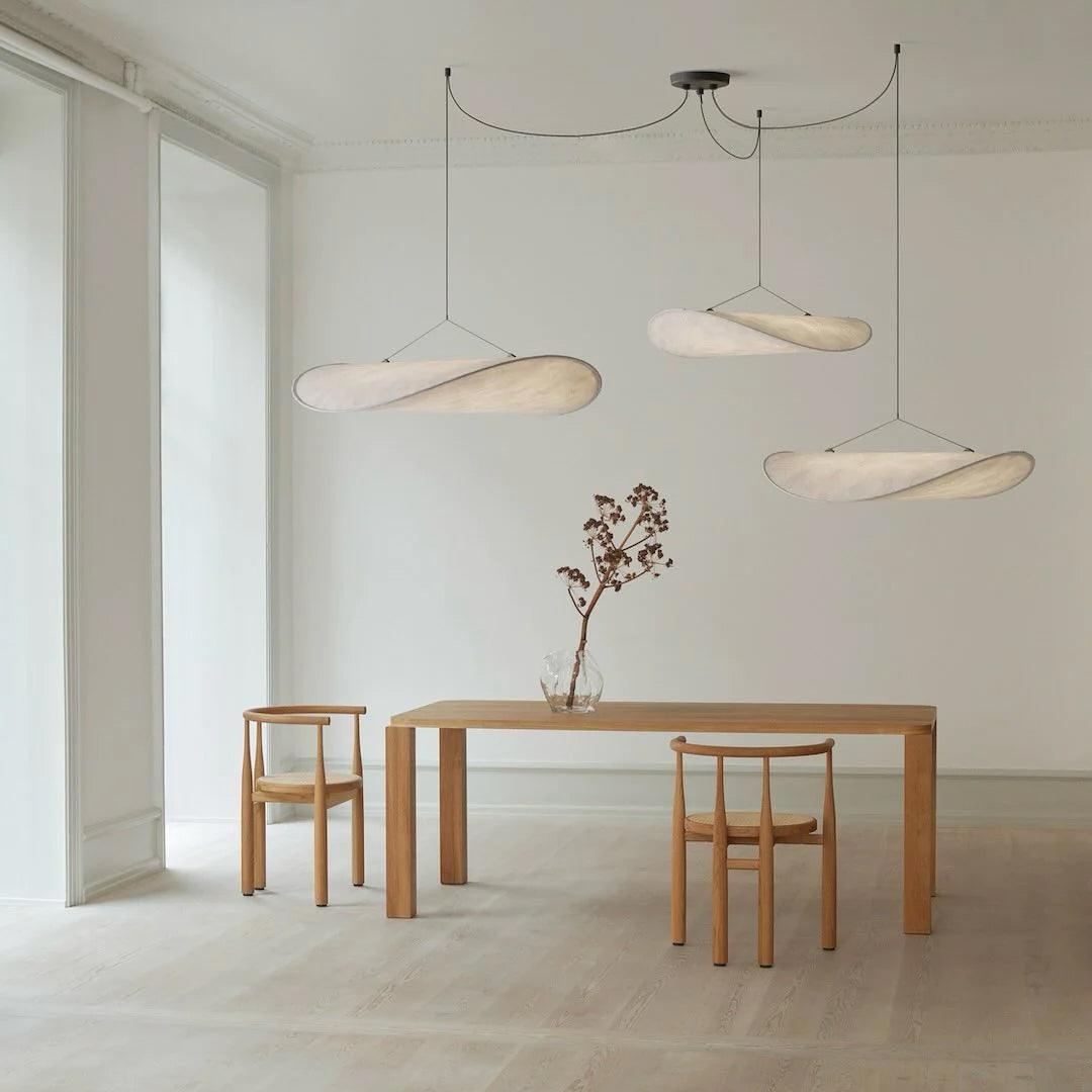 Tense Tyvek Disc Ceiling Light