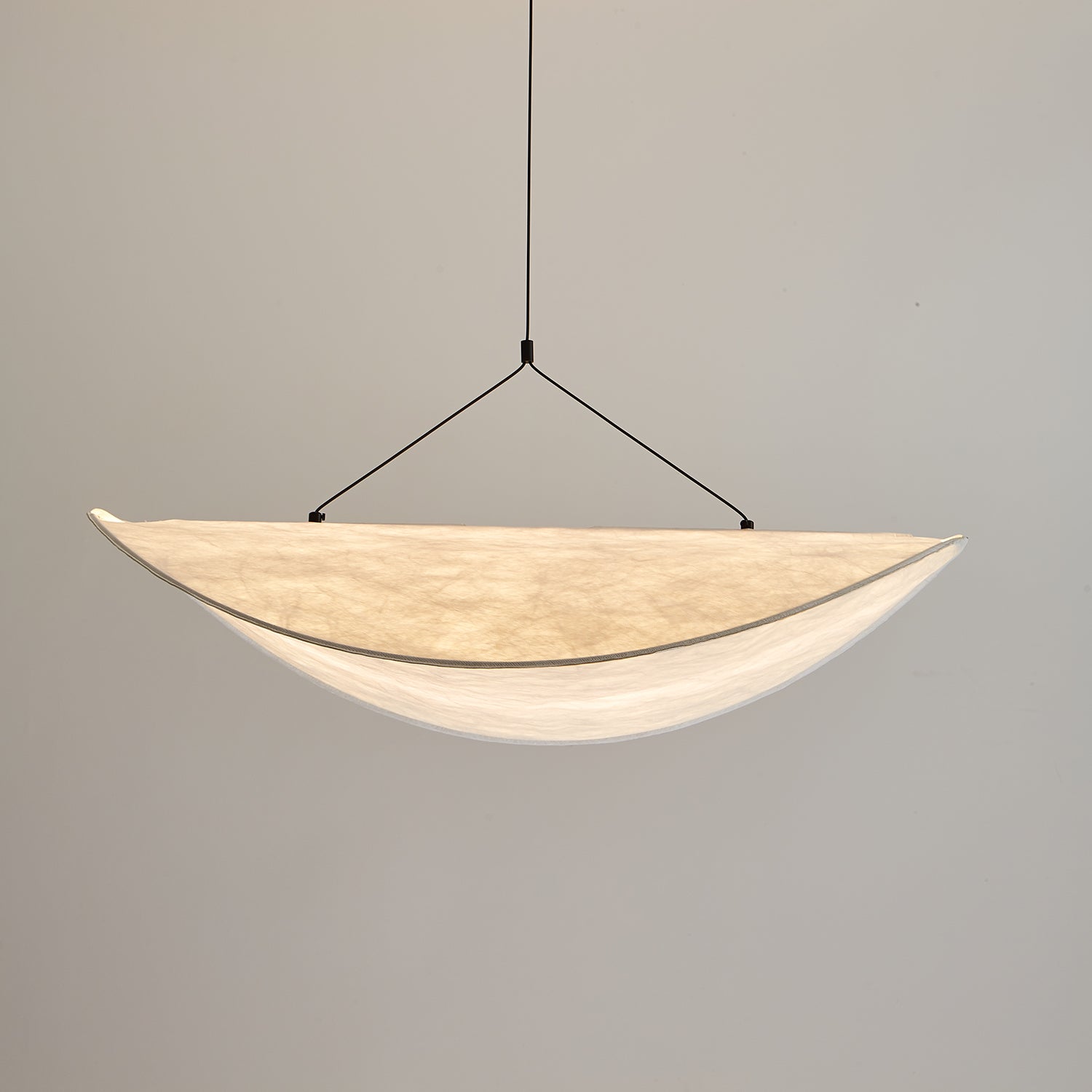 Tense Tyvek Disc Ceiling Light