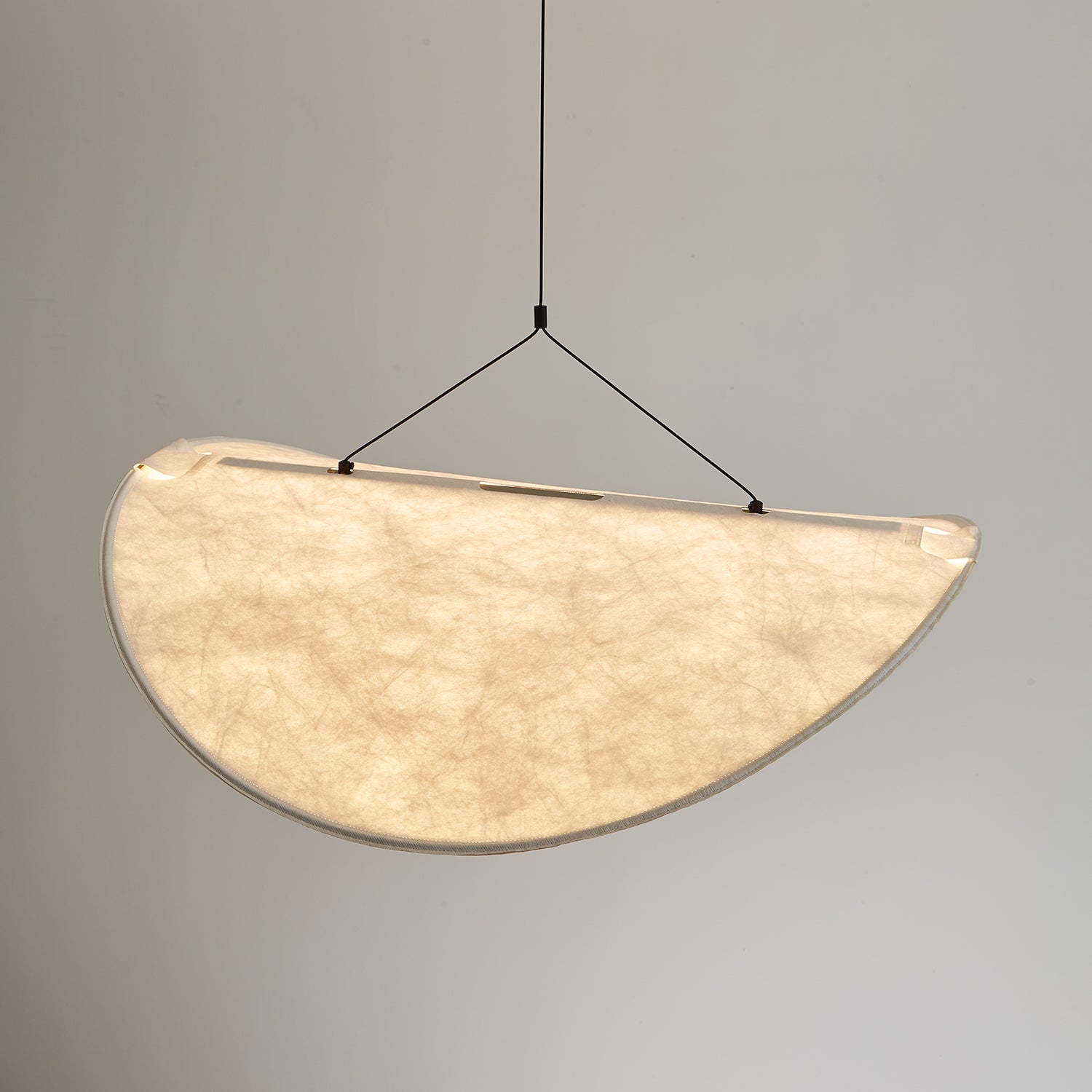 Tense Tyvek Disc Ceiling Light