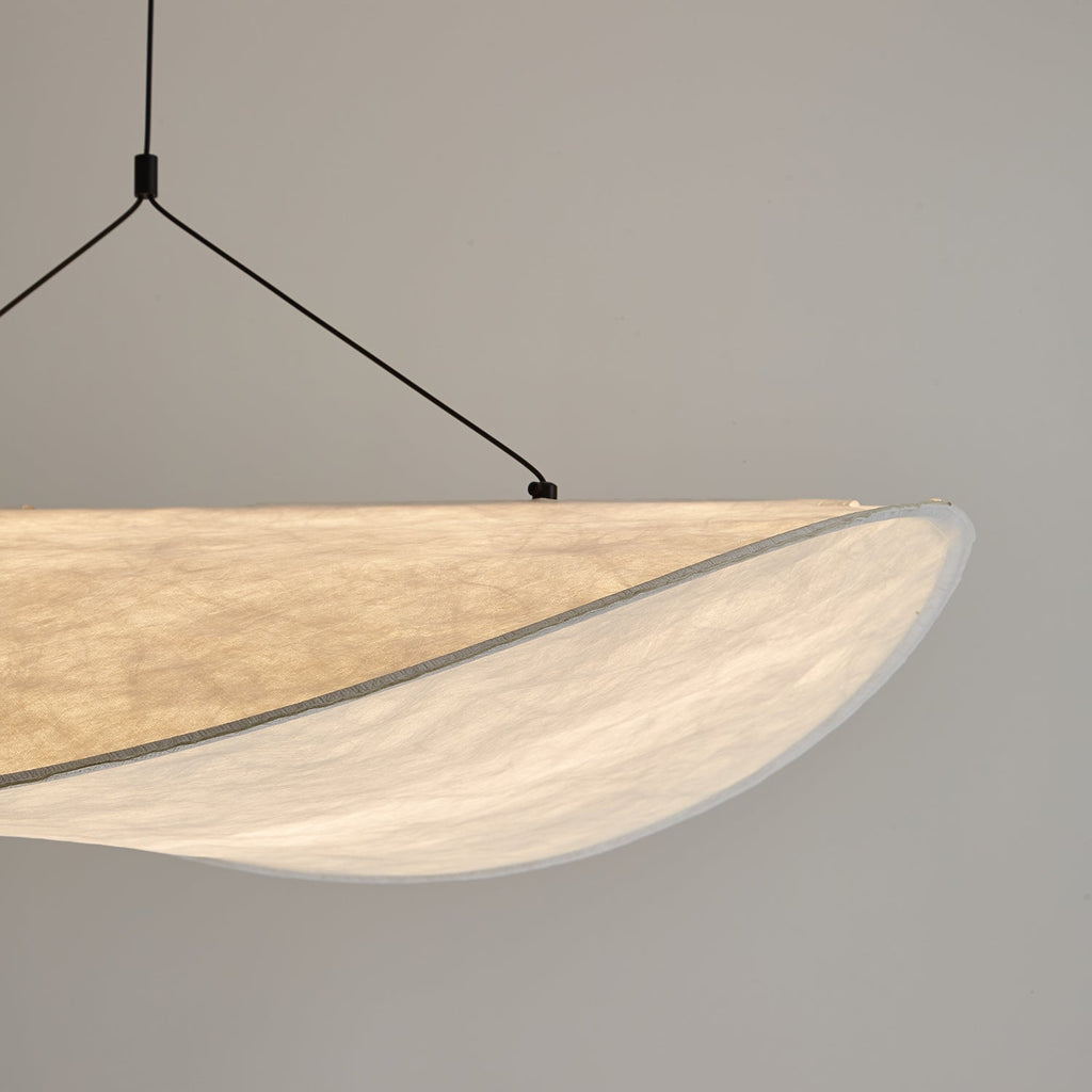 Tense Tyvek Disc Ceiling Light