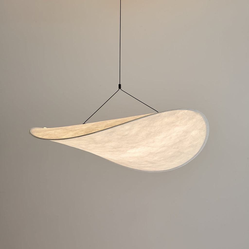 Tense Tyvek Disc Ceiling Light