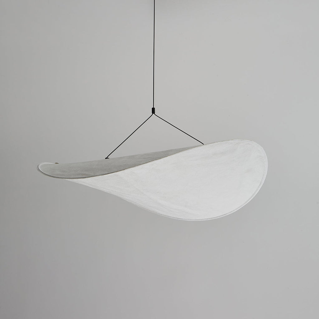 Tense Tyvek Disc Ceiling Light