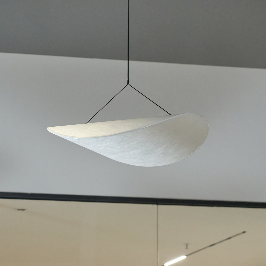Tense Tyvek Disc Ceiling Light