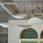 Tense Tyvek Disc Ceiling Light