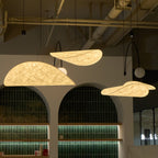 Tense Tyvek Disc Ceiling Light