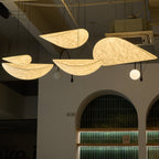 Tense Tyvek Disc Ceiling Light