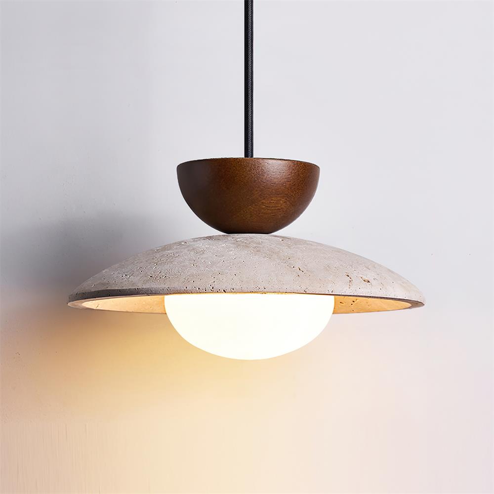 Tia Travertine Pendant Light