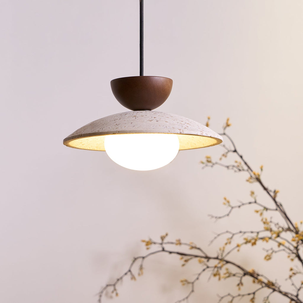 Tia Travertine Pendant Light