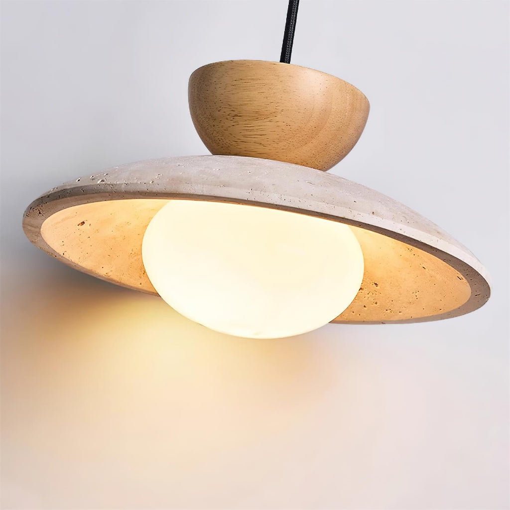 Tia Travertine Pendant Light