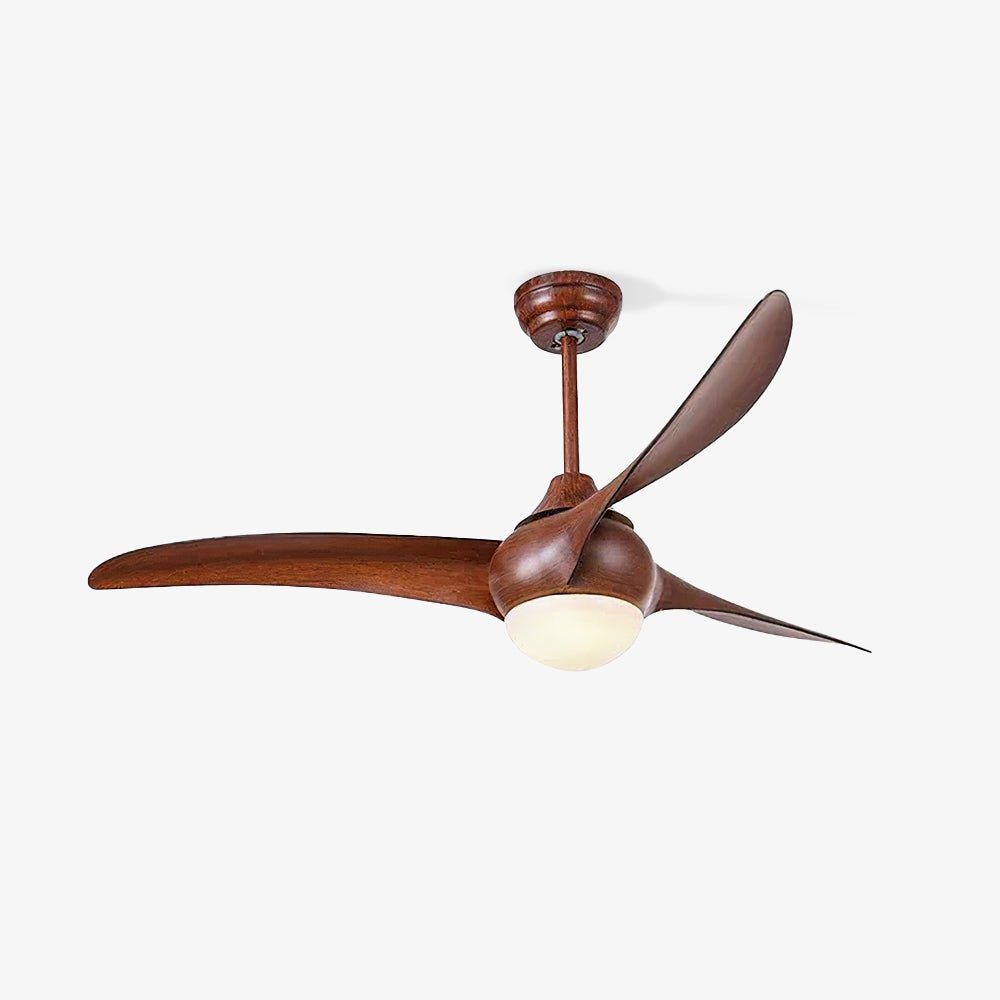 Sophisticated Opal Glass Blade Fan Light