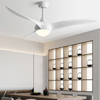 Sophisticated Opal Glass Blade Fan Light