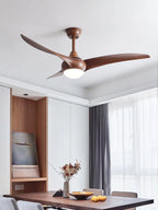 Sophisticated Opal Glass Blade Fan Light