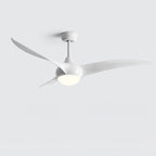 Sophisticated Opal Glass Blade Fan Light