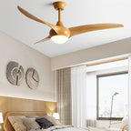 Sophisticated Opal Glass Blade Fan Light