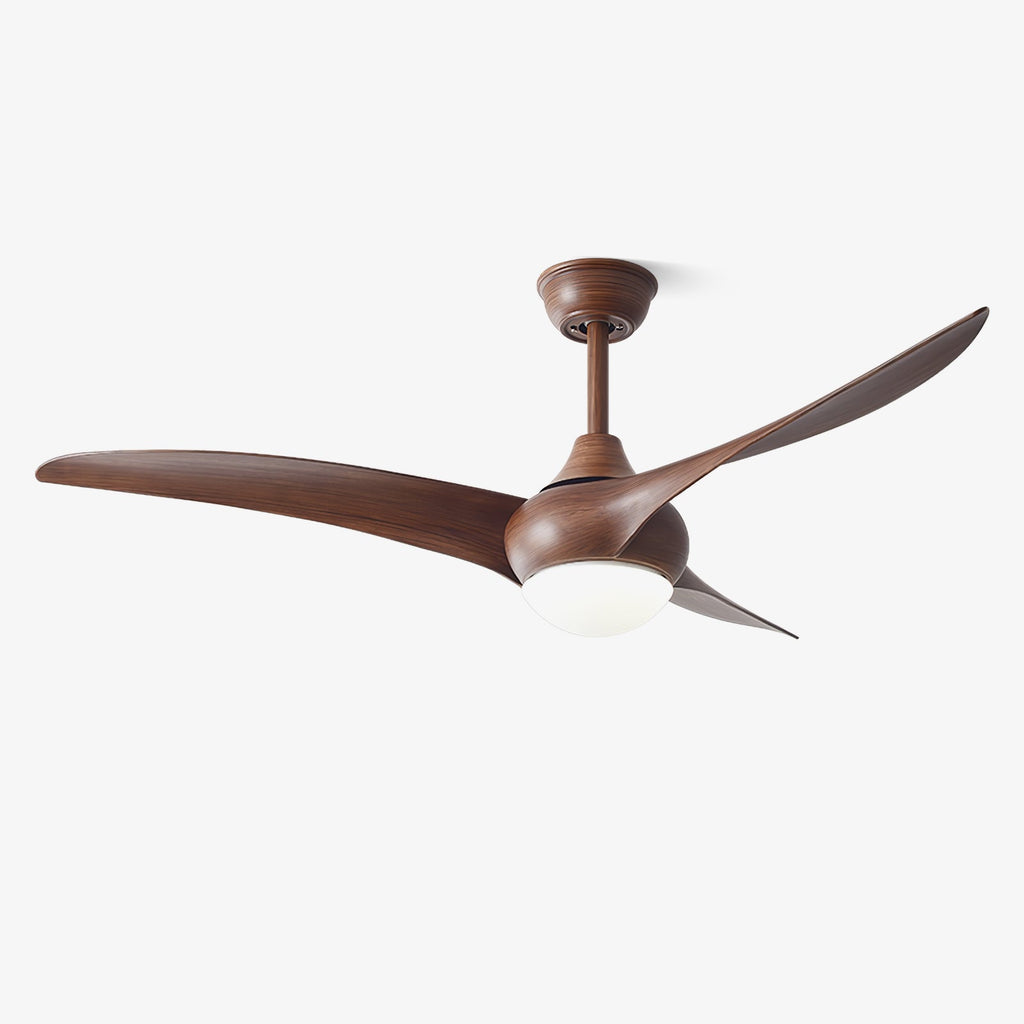 Sophisticated Opal Glass Blade Fan Light