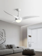 Sophisticated Opal Glass Blade Fan Light