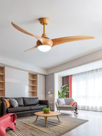 Sophisticated Opal Glass Blade Fan Light