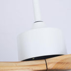 Harborough Sculpted Wood Blade Ceiling Fan Light
