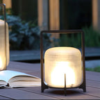 Twilight Sculpted Lantern Lamp