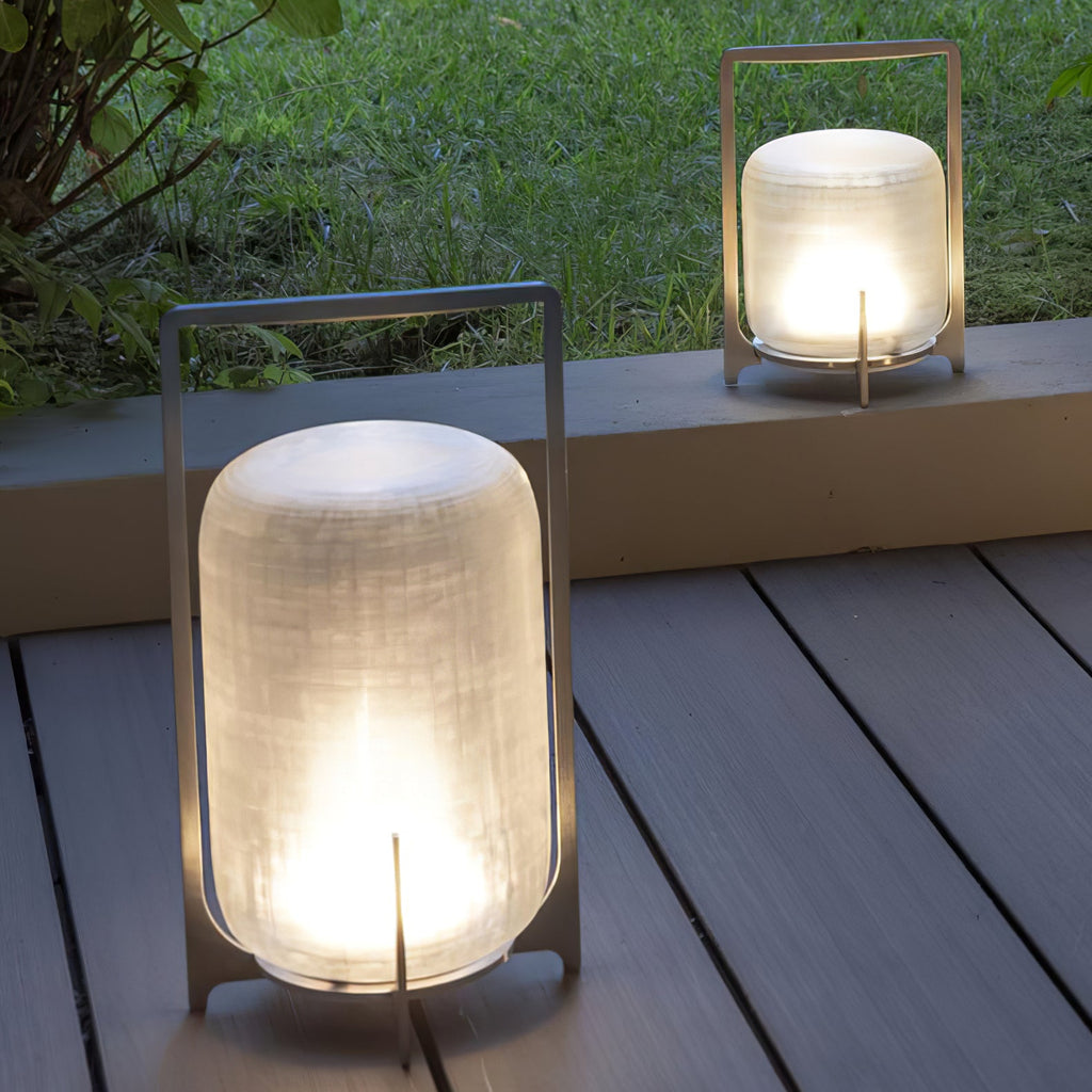 Twilight Sculpted Lantern Lamp