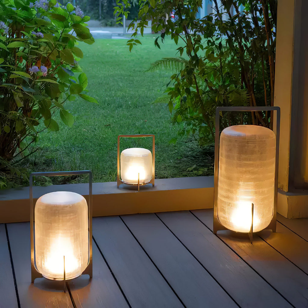 Twilight Sculpted Lantern Lamp