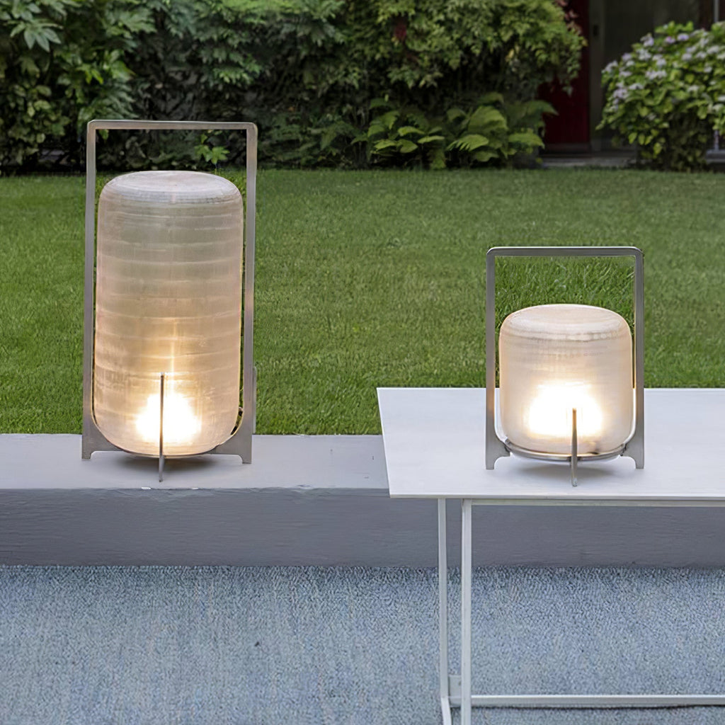 Twilight Sculpted Lantern Lamp