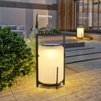 Twilight Sculpted Solar Lantern Lamp