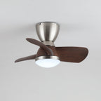 Velis Sculpted Walnut Aero Ceiling Light