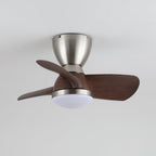 Velis Sculpted Walnut Aero Ceiling Light
