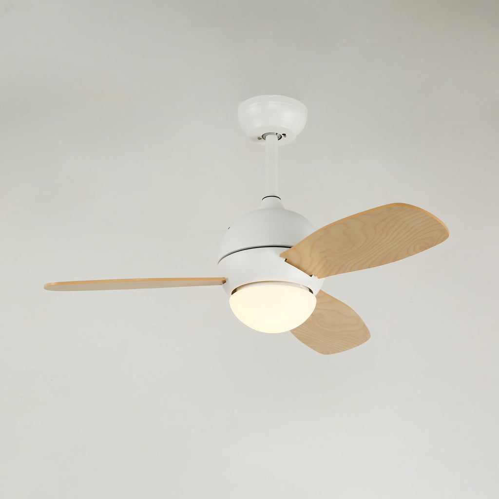 Vento Artisan Wood Blade Ceiling Fan Light