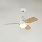 Vento Artisan Wood Blade Ceiling Fan Light