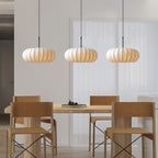 Verona Plug-In Fabric & Silk Pendant Light