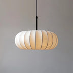 Verona Plug-In Fabric & Silk Pendant Light