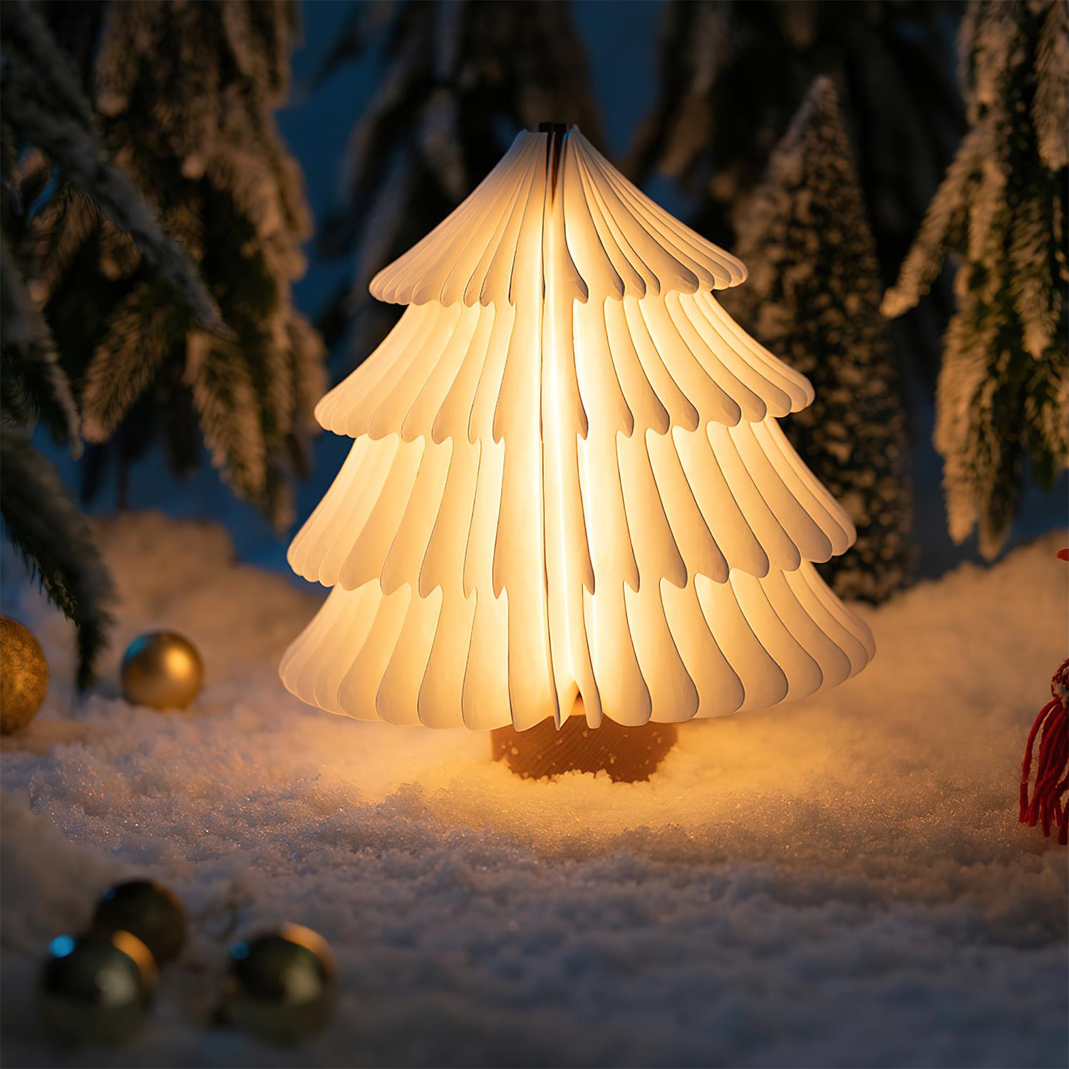 Xmas Tree Foldable Table Lamp