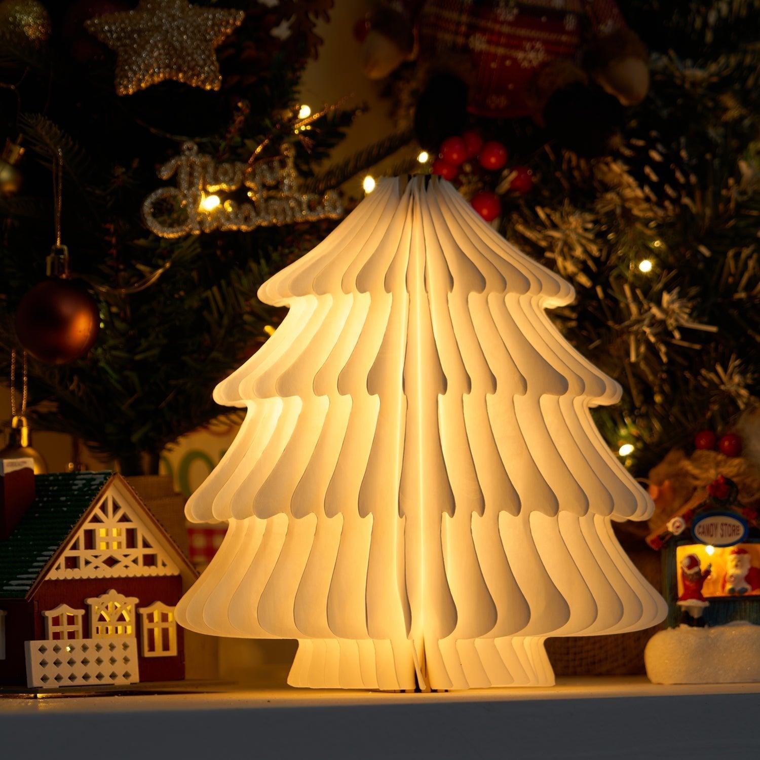 Xmas Tree Foldable Table Lamp