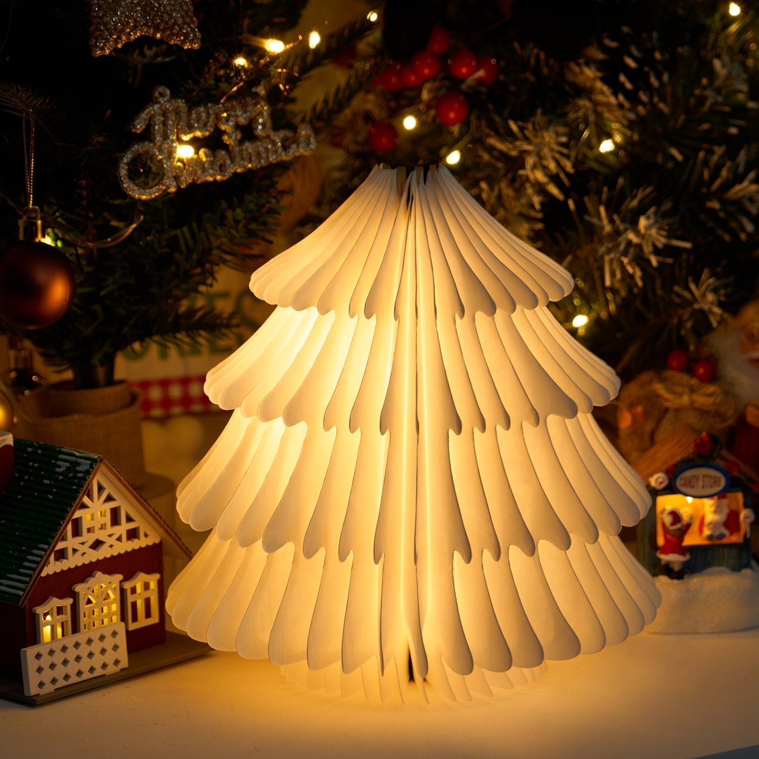 Xmas Tree Foldable Table Lamp