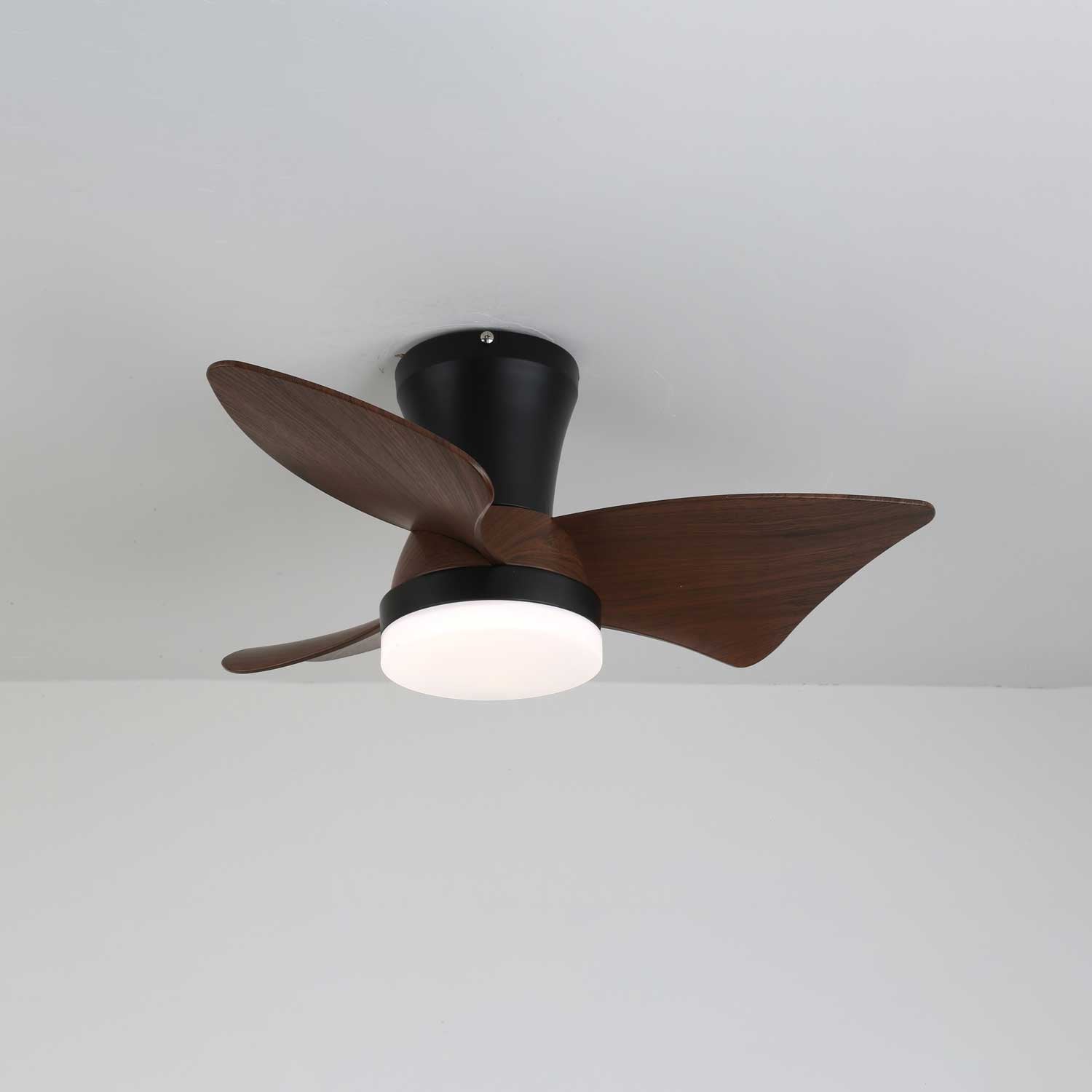Zephyr Premium Woodcraft Flush Ceiling Fan Light