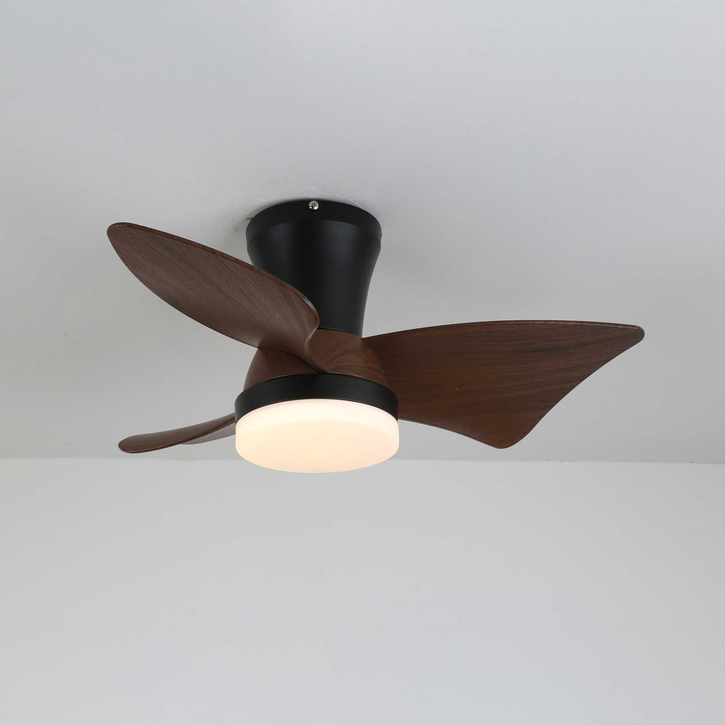 Zephyr Premium Woodcraft Flush Ceiling Fan Light
