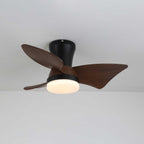 Zephyr Premium Woodcraft Flush Ceiling Fan Light