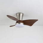 Zephyr Premium Woodcraft Flush Ceiling Fan Light