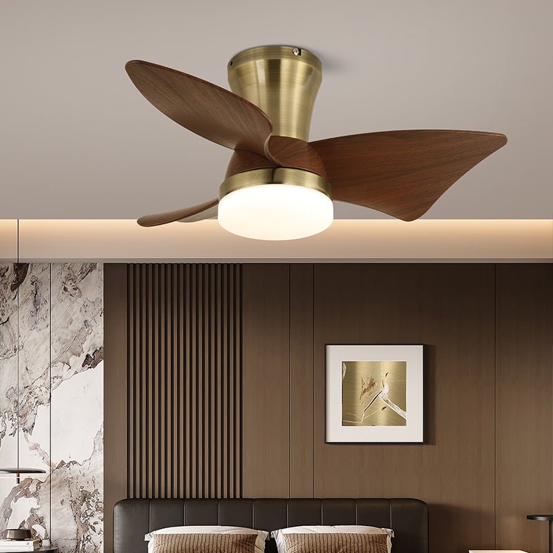 Zephyr Curve Minimalist Walnut Ceiling Light