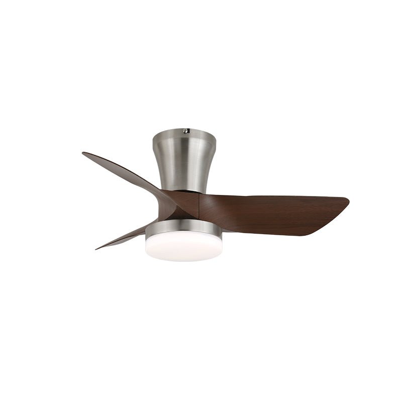 Zephyr Curve Minimalist Walnut Ceiling Light