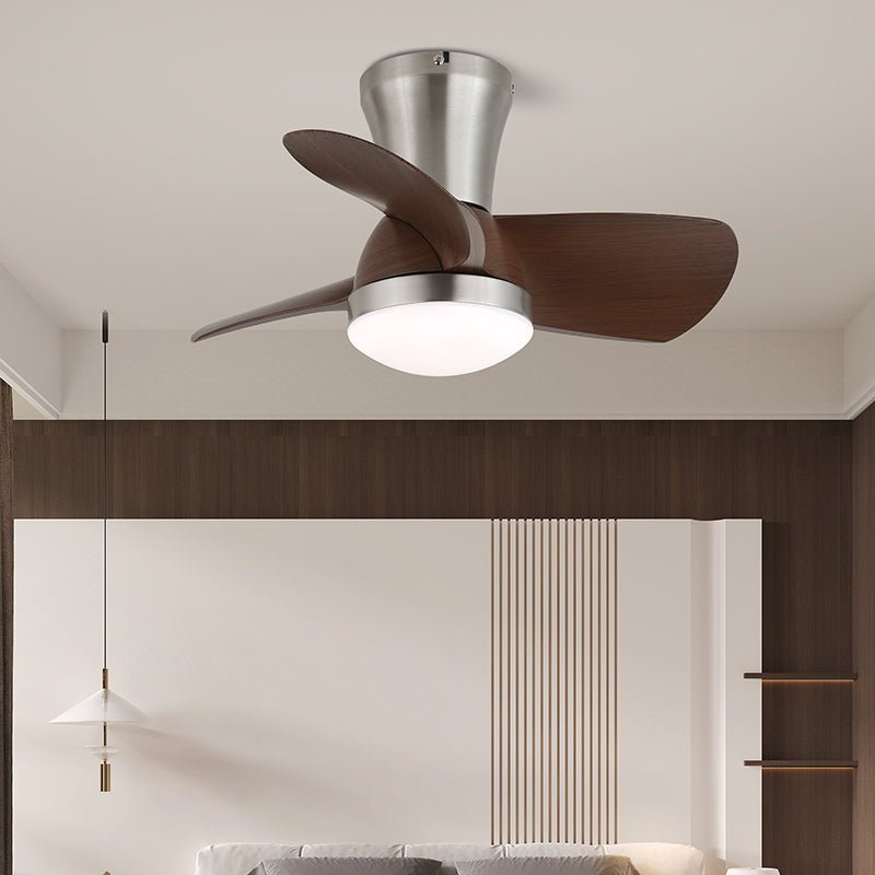 Zephyr Curve Minimalist Walnut Ceiling Light