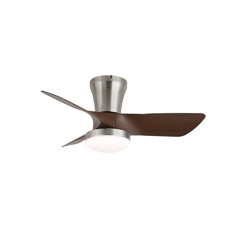 Zephyr Curve Minimalist Walnut Ceiling Light