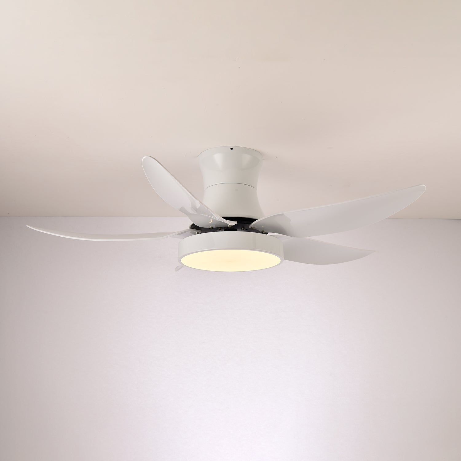 Zephyr Noir Luxe Sculpted Ceiling Fan Light