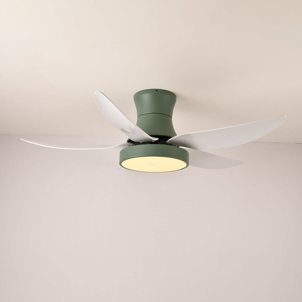 Zephyr Noir Luxe Sculpted Ceiling Fan Light