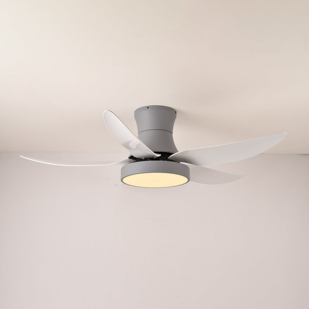 Zephyr Noir Luxe Sculpted Ceiling Fan Light