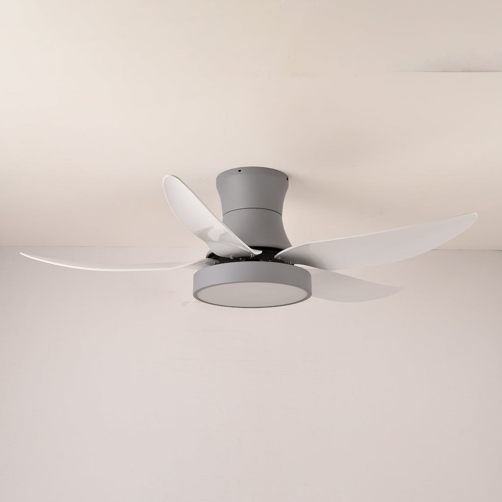 Zephyr Noir Luxe Sculpted Ceiling Fan Light
