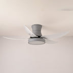 Zephyr Noir Luxe Sculpted Ceiling Fan Light